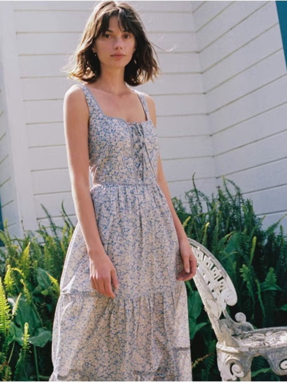 Christy Dawn Adele Dress in Blue Daisy 🌼